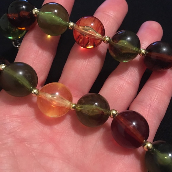 Vintage Beaded Necklace and Bracelet Set - Picture 3 of 7